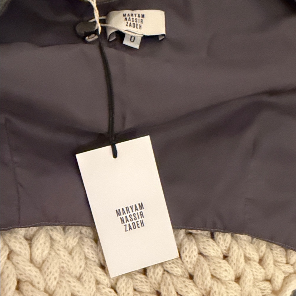 Chic Gray Cropped Blazer with Button Accents NWT - image 2